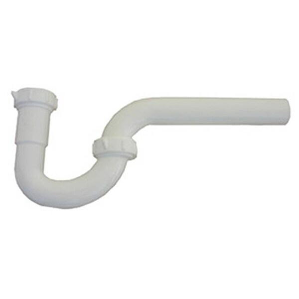 Larsen Supply Co Larsen Supply 03-4211 1.25 in. White PVC Lavatory Drain P-Trap 661627 - main